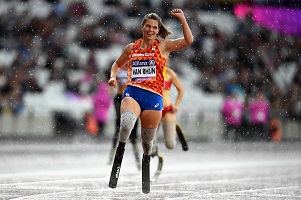 Marlou van Rhijn (Foto Miek Hewitt/Getty Images voor Ottobock)